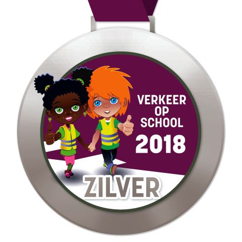 Digitale schoolpoortmedaille Zilver 2018